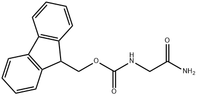 (9H-fluoren-9-yl)methyl N-(carbamoylmethyl)carbamate Structure