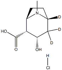 Ecgonine-D3 HCl Struktur
