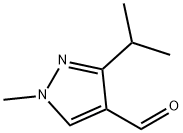 1-methyl-3-(propan-2-yl)-1H-pyrazole-4-carbaldehyde Structure