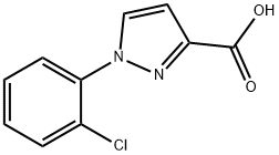 1-(2-氯苯基)吡唑-3-甲酸,1152533-76-0,结构式