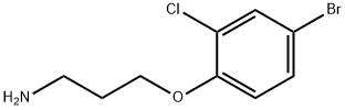 3-(4-Bromo-2-chlorophenoxy)-propylamine Structure