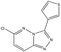 6-chloro-3-(thiophen-3-yl)-[1,2,4]triazolo[4,3-b]pyridazine Structure