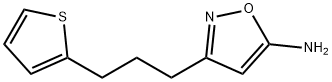 3-[3-(thiophen-2-yl)propyl]-1,2-oxazol-5-amine 化学構造式