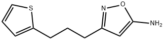 3-[3-(thiophen-2-yl)propyl]-1,2-oxazol-5-amine Structure