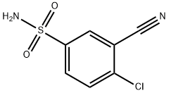 4-Chloro-3-cyanobenzenesulfonamide Struktur