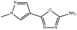 5-(1-methyl-1H-pyrazol-4-yl)-1,3,4-oxadiazol-2-amine|5-(1-甲基-1H-吡唑-4-基)-1,3,4-噁二唑-2-胺