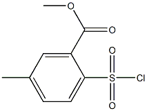 methyl 2-(chlorosulfonyl)-5-methylbenzoate Structure
