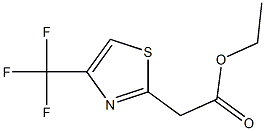 ethyl 2-[4-(trifluoromethyl)-1,3-thiazol-2-yl]acetate Struktur