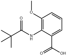 3-methoxy-2-pivalamidobenzoic acid,115378-20-6,结构式