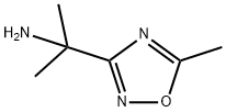 2-(5-methyl-1,2,4-oxadiazol-3-yl)propan-2-amine 结构式