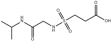 3-({[(propan-2-yl)carbamoyl]methyl}sulfamoyl)propanoic acid,1154104-94-5,结构式