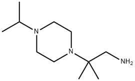 2-methyl-2-(4-(propan-2-yl)piperazin-1-yl)propan-1-amine 化学構造式