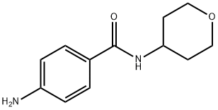 4-amino-N-(oxan-4-yl)benzamide Structure