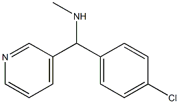 [(4-chlorophenyl)(pyridin-3-yl)methyl](methyl)amine Structure