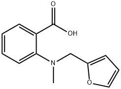 2-[(furan-2-ylmethyl)(methyl)amino]benzoic acid Structure