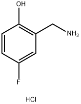 2-(氨基甲基)-4-氟苯酚盐酸盐,1158791-48-0,结构式