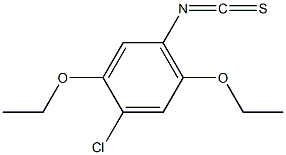 1-chloro-2,5-diethoxy-4-isothiocyanatobenzene Structure
