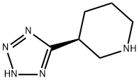(3S)-3-(2H-1,2,3,4-tetrazol-5-yl)piperidine Structure