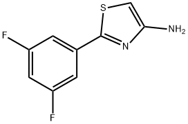 4-Amino-2-(3,5-difluorophenyl)thiazole Structure