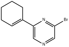 2-Bromo-6-(cyclohexenyl)pyrazine 结构式