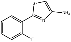 4-Amino-2-(2-fluorophenyl)thiazole 结构式