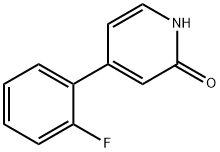 2-Hydroxy-4-(2-fluorophenyl)pyridine Structure
