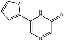 2-Hydroxy-6-(2-thienyl)pyrazine Struktur