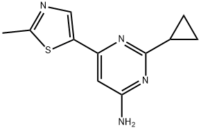 1159815-64-1 4-Amino-6-(2-methyl-5-thiazolyl)-2-cyclopropylpyrimidine