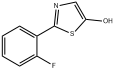 2-(2-Fluorophenyl)-5-hydroxythiazole 结构式