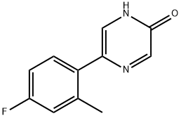 5-(4-Fluoro-2-methylphenyl)-2-hydroxypyrazine 结构式