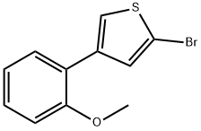 2-Bromo-4-(2-methoxyphenyl)thiophene Structure