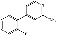 4-(2-FLUOROPHENYL)PYRIDIN-2-AMINE,1159817-35-2,结构式