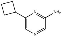 2-Amino-6-(cyclobutyl)pyrazine Structure