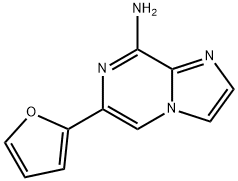 8-Amino-6-(2-furyl)imidazo[1,2-a]pyrazine Structure
