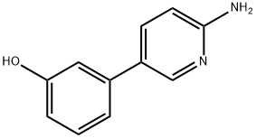 2-Amino-5-(3-hydroxyphenyl)pyridine,1159819-51-8,结构式