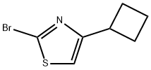 2-Bromo-4-(cyclobutyl)thiazole Struktur