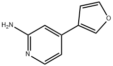 4-(FURAN-3-YL)PYRIDIN-2-AMINE Structure