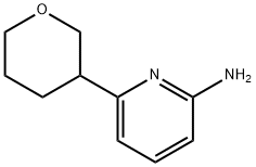 2-Amino-6-(tetrahydropyran-3-yl)pyridine Struktur