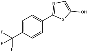 5-Hydroxy-2-(4-trifluoromethylphenyl)thiazole Structure