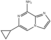 8-Amino-6-(cyclopropyl)imidazo[1,2-a]pyrazine Structure