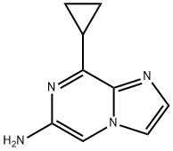 6-Amino-8-(cyclopropyl)imidazo[1,2-a]pyrazine Struktur