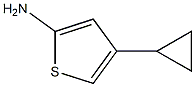 2-Amino-4-(cyclopropyl)thiophene Struktur