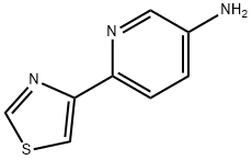 3-AMINO-6-(THIAZOL-4-YL)PYRIDINE Structure