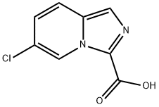 6-chloroimidazo[1,5-a]pyridine-3-carboxylic acid Struktur