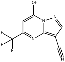 7-Hydroxy-5-trifluoromethyl-pyrazolo[1,5-a]pyrimidine-3-carbonitrile Structure