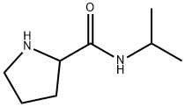 N-(propan-2-yl)pyrrolidine-2-carboxamide 结构式