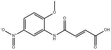 (E)-4-(2-methoxy-5-nitroanilino)-4-oxo-2-butenoic acid Structure