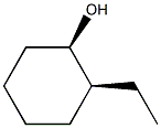 rel-2α*-エチルシクロヘキサン-1α*-オール 化学構造式