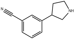 3-(pyrrolidin-3-yl)benzonitrile Structure