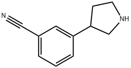 3-(pyrrolidin-3-yl)benzonitrile,1167049-51-5,结构式